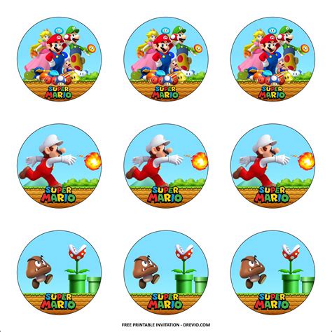 Free Printable Super Mario Party Decorations